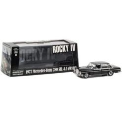 1972 Mercedes-Benz 280 SEL 4.5 (W108) Black "Rocky IV" (1985) Movie "Hollywood" Series 1/43 Diecast Model Car By Greenlight 5 1972 Mercedes-Benz 280 SEL 4.5 (W108) Black "Rocky IV" (1985) Movie "Hollywood" Series 1/43 Diecast Model Car By Greenlight -Greenlight Shop GUEST b7921c18 d7a3 478c 9bb2 2d57a97b3c8c