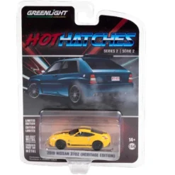 2019 Nissan 370Z (Heritage Edition) Chicane Yellow With Black Stripes "Hot Hatches" Series 1/64 Diecast Model Car By Greenlight -Greenlight Shop GUEST b94c791f 0a37 444f 9f32 b26f1727d095