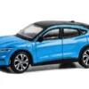 2022 Ford Mustang Mach-E Grabber Blue Metallic With Black Top "Showroom Floor" Series 3 1/64 Diecast Model Car By Greenlight -Greenlight Shop GUEST bbf90ba1 7a8c 4f56 94a7 a026a604925d