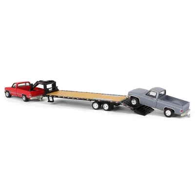 Greenlight Set Of 3 1/64 Chevy K-30 Longbed W/ Gooseneck & Project Truck 51406 7 Greenlight Set Of 3 1/64 Chevy K-30 Longbed W/ Gooseneck & Project Truck 51406 - Image 5
