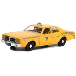 1978 Dodge Monaco Taxi "City Cab Co." Yellow "Rocky III" (1982) Movie 1/24 Diecast Model Car By Greenlight