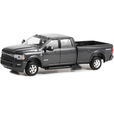 2022 RAM 2500 Big Horn Sport 4X4 Truck Granite Crystal Gray Metallic "Showroom Floor" 1/64 Diecast Model Car By Greenlight 3 2022 RAM 2500 Big Horn Sport 4X4 Truck Granite Crystal Gray Metallic "Showroom Floor" 1/64 Diecast Model Car By Greenlight