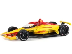 Dallara IndyCar #28 Romain Grosjean "DHL" Andretti Autosport "NTT IndyCar Series" (2023) 1/64 Diecast Model Car By Greenlight