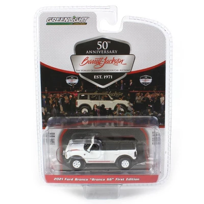 Greenlight Collectibles 1/64 2021 Ford Bronco First Edition Bronco 66 Barrett Jackson Scottsdale Series 11 37270-F 6 Greenlight Collectibles 1/64 2021 Ford Bronco First Edition Bronco 66 Barrett Jackson Scottsdale Series 11 37270-F - Image 4