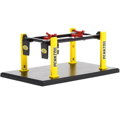 "Four-Post Lifts" Set Of 3 Pieces Series 3 1/64 Diecast Models By Greenlight 5 "Four-Post Lifts" Set Of 3 Pieces Series 3 1/64 Diecast Models By Greenlight - Image 3