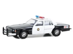 1981 Chevrolet Impala Police Black & White "Beverly Hills Police" "Beverly Hills Cop" 1984 1/64 Diecast Model Car By Greenlight