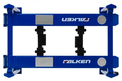 Adjustable Four Post Lift "Falken Tires" Blue For 1/18 Scale Diecast Model Cars By Greenlight 5 Adjustable Four Post Lift "Falken Tires" Blue For 1/18 Scale Diecast Model Cars By Greenlight - Image 3