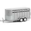 14-Foot Livestock Trailer Gray "Hitch & Tow Trailers" Series 1/64 Diecast Model By Greenlight