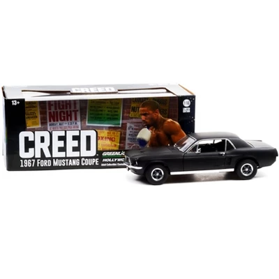 1967 Ford Mustang Coupe Matt Black (Adonis Creed's) "Creed" (2015) Movie 1/18 Diecast Model Car By Greenlight 4 1967 Ford Mustang Coupe Matt Black (Adonis Creed's) "Creed" (2015) Movie 1/18 Diecast Model Car By Greenlight - Image 2