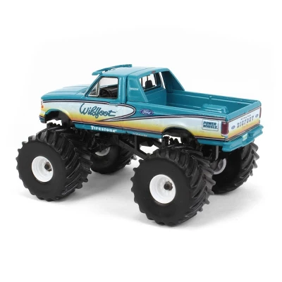 Greenlight Collectibles 1/64 1993 Ford F-250 Wildfoot Monster Truck Kings Of Crunch Series 11 49110-F 5 Greenlight Collectibles 1/64 1993 Ford F-250 Wildfoot Monster Truck Kings Of Crunch Series 11 49110-F - Image 3