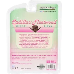 1955 Cadillac Fleetwood Series 60 Pink With White Top "Hobby Exclusive" Series 1/64 Diecast Model Car By Greenlight
