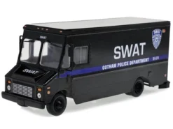 1993 Grumman Olson Van Black "Gotham Police Department S.W.A.T." 1/43 Diecast Model Car By Greenlight