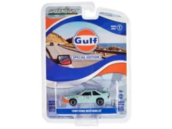 1989 Ford Mustang GT #718 Light Blue With Orange Stripe "Gulf Oil Special Edition" Series 1 1/64 Diecast Model By Greenlight 5 1989 Ford Mustang GT #718 Light Blue With Orange Stripe "Gulf Oil Special Edition" Series 1 1/64 Diecast Model By Greenlight -Greenlight Shop GUEST fd43cbec fe86 4c17 8250 103573e7f7ec