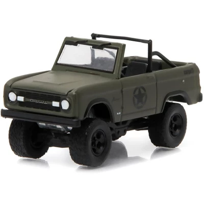 1977 Ford Bronco Military Tribute "Sarge 77" Hobby Exclusive 1/64 Diecast Model Car By Greenlight 3 1977 Ford Bronco Military Tribute "Sarge 77" Hobby Exclusive 1/64 Diecast Model Car By Greenlight